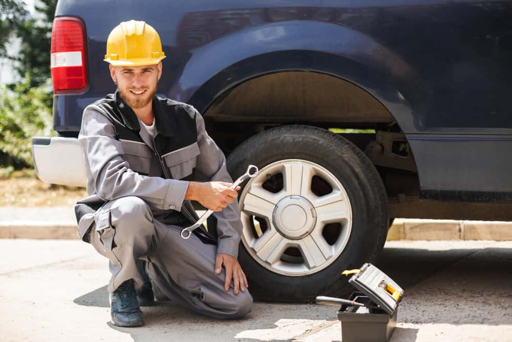 Tire maintenance professional at Dallas Complete Auto in Lancaster Ave, Dallas TX