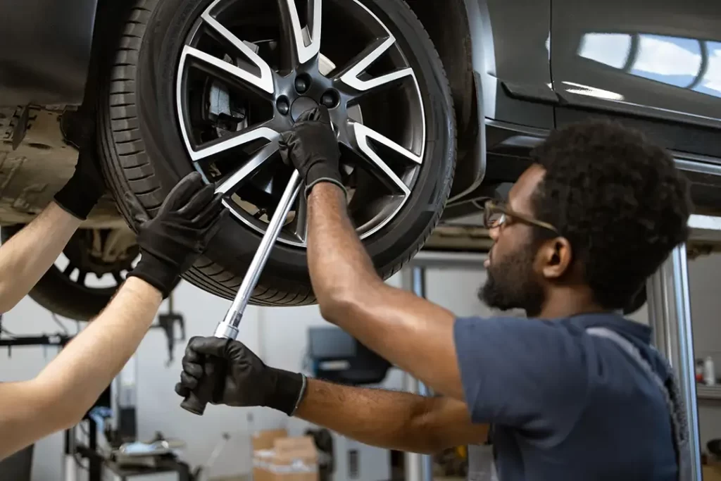 Tire rotation service by Dallas Complete Auto in Lancaster Dallas TX